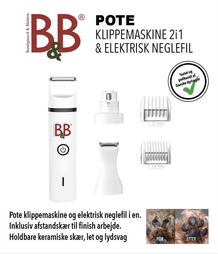 Kit rasoio 2 in 1 per zampe e artigli