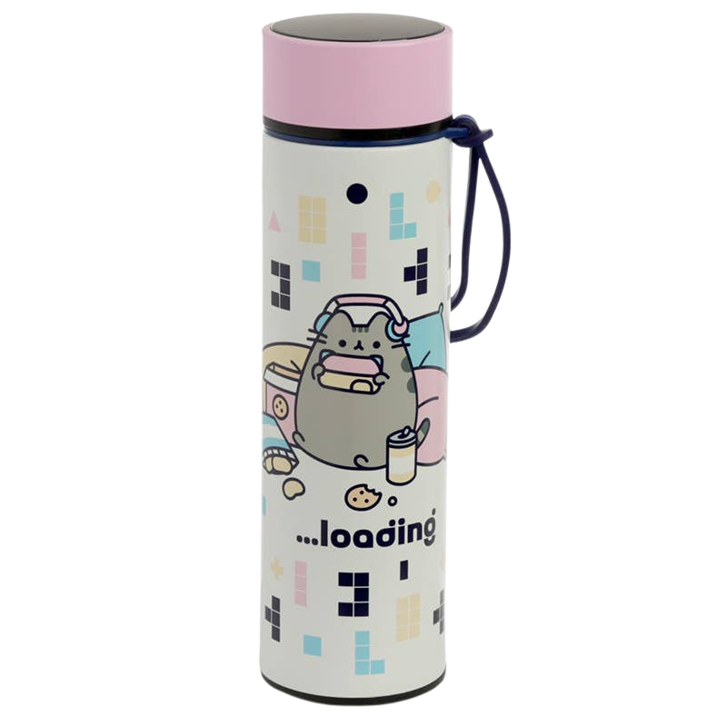 Gourde isotherme Pusheen Gaming avec thermomètre digital