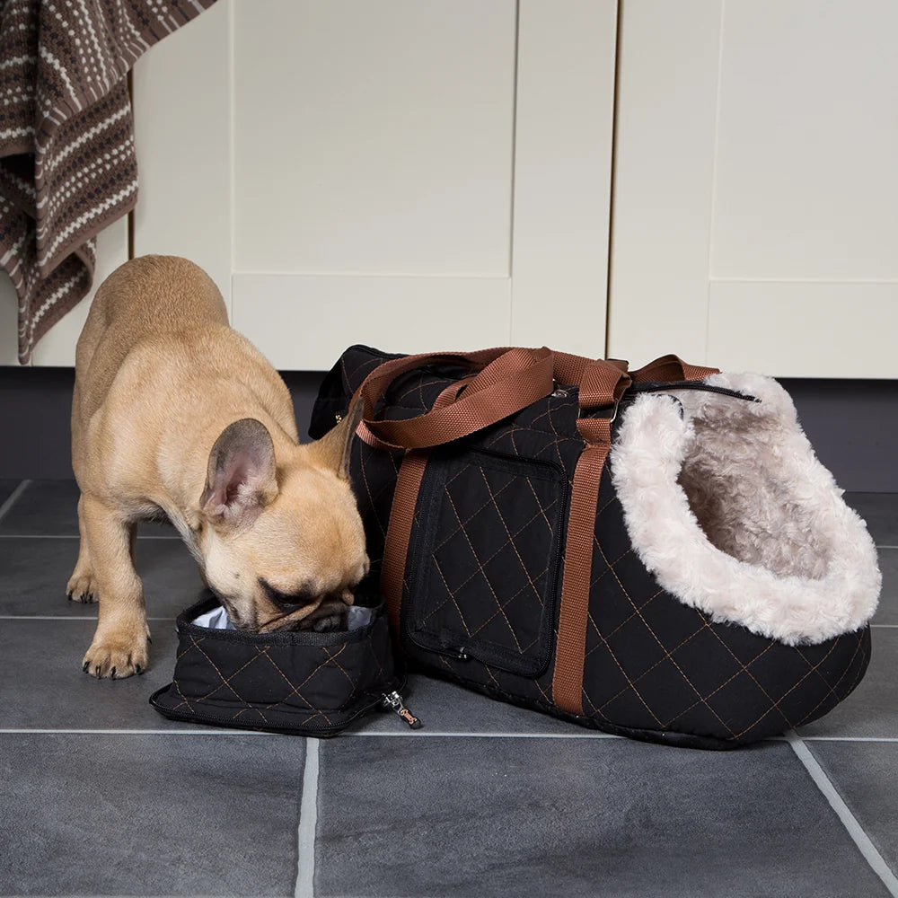Bolsa de transporte acolchada para perros pequeños