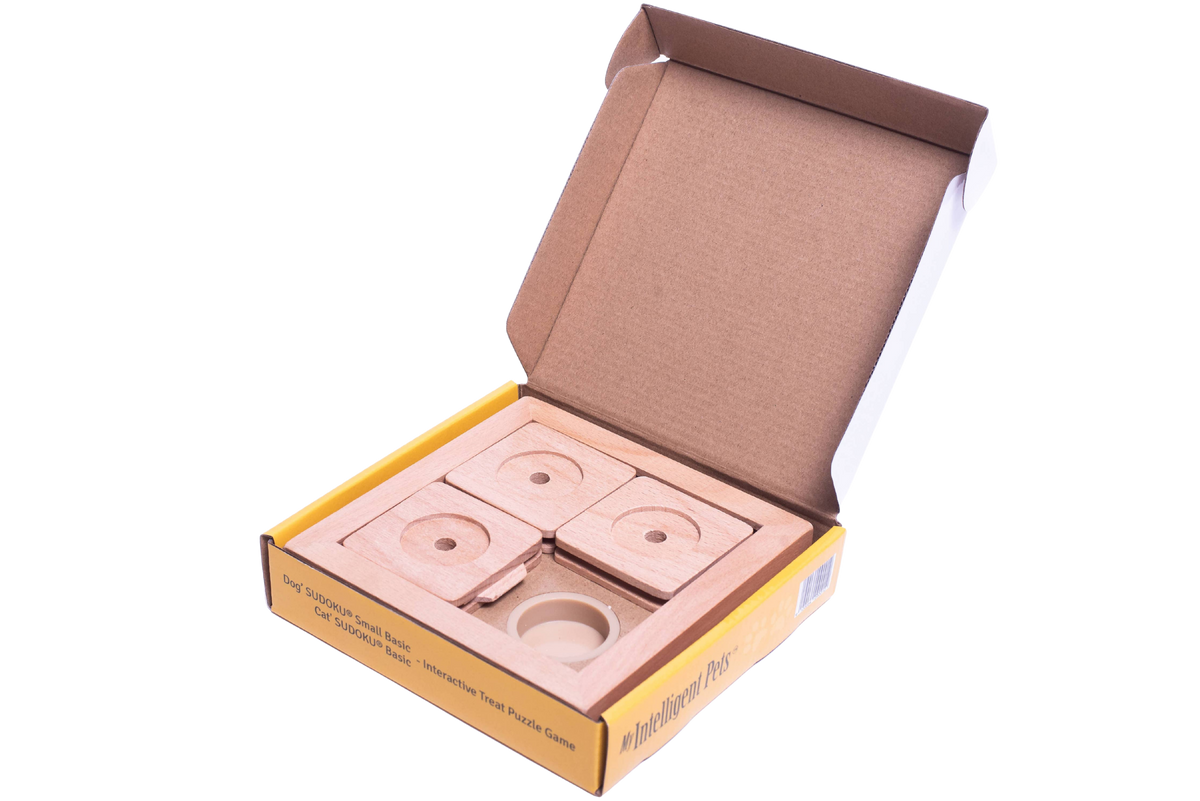 Gioco di logica Sudoku in legno per principianti, per cani e gatti di piccola taglia