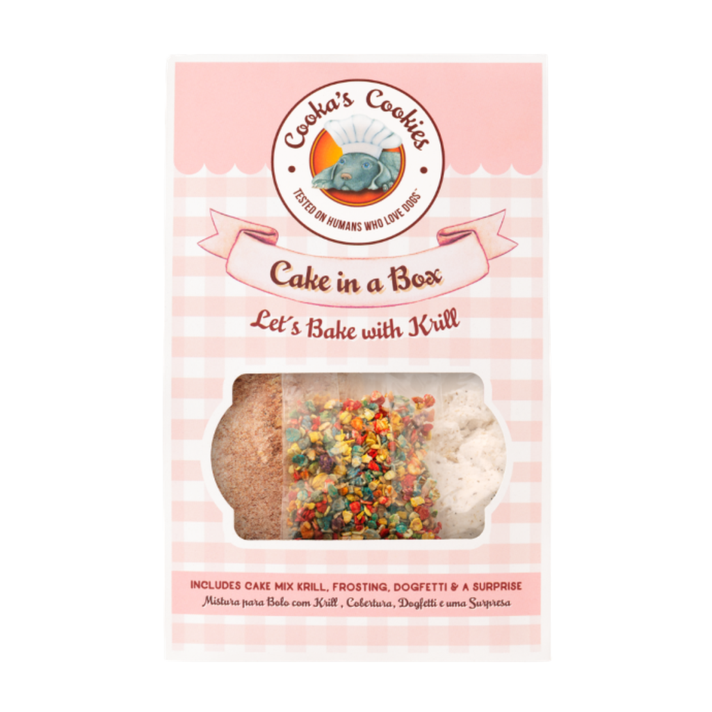Coffret gâteau au krill à cuire pour chiens