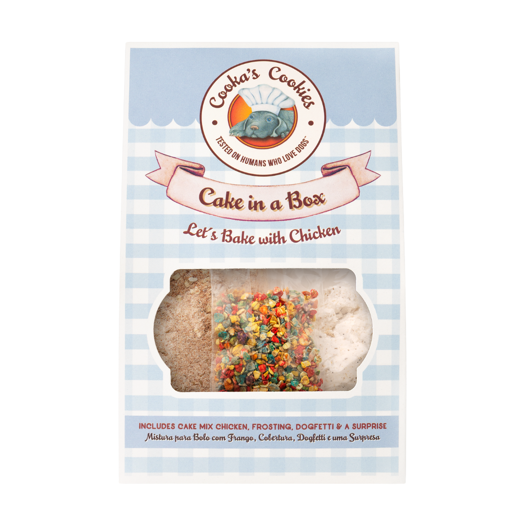 Coffret gâteau au poulet à cuire pour chiens