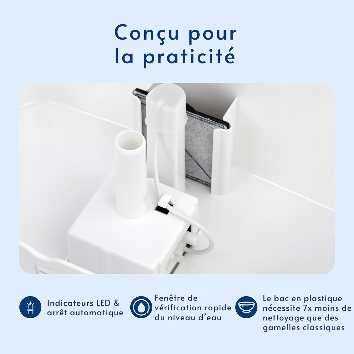 Viva-Wasserspender mit Doppelfilter und leisem Betrieb