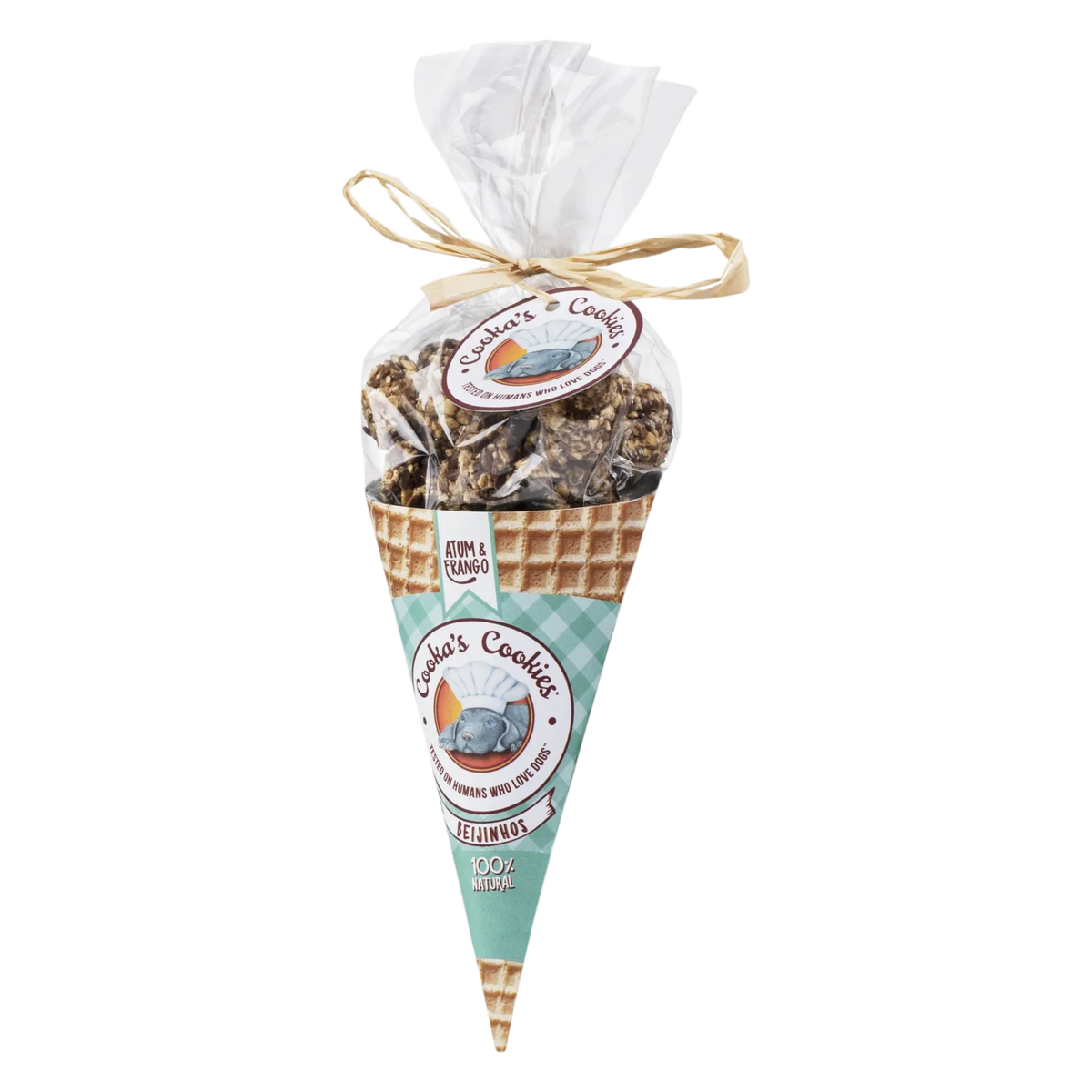 Cornet de friandises poulet et thon pour chiens