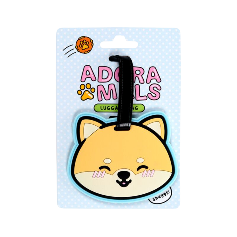 Etiqueta de bagagem Shuggs, o Shiba Inu