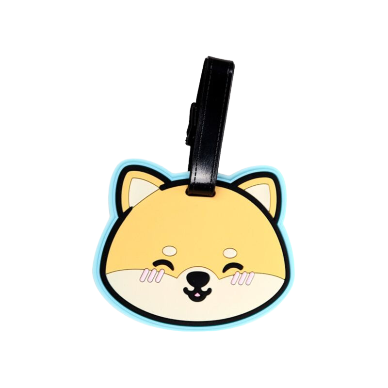 Étiquette de bagage Shuggs le Shiba Inu