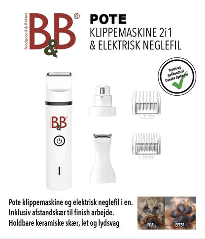 Kit rasoio 2 in 1 per zampe e artigli