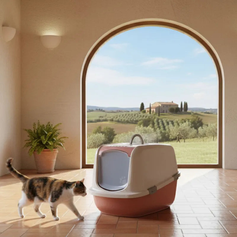 Lettiera chiusa Jumbo per gatti