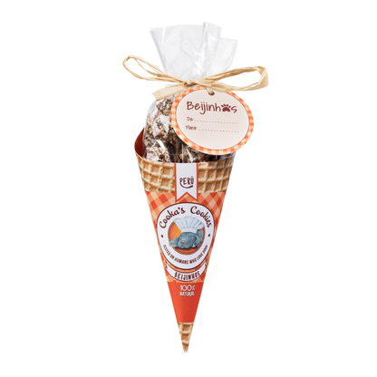 Cone de guloseimas de peru para cães
