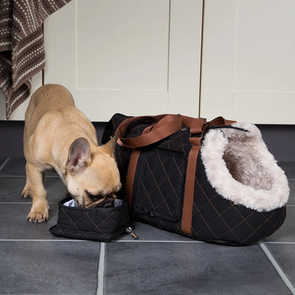 Gesteppte Transporttasche für kleine Hunde