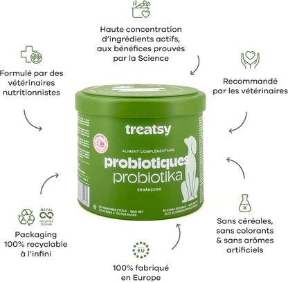 Suplemento alimentar probiótico de frango para cães