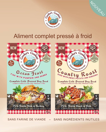 Croquetas semihúmedas Rôti Campagnard de pato y pescado