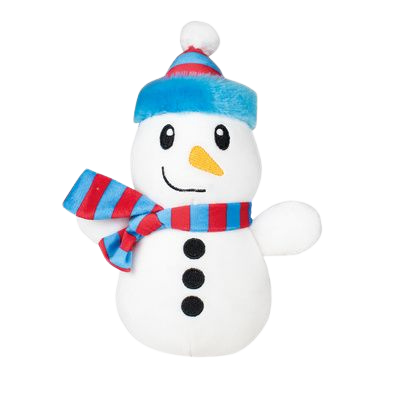 Muñeco de nieve de peluche con sonido 14 cm
