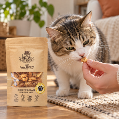 Snack di petto di pollo essiccato per cani e gatti