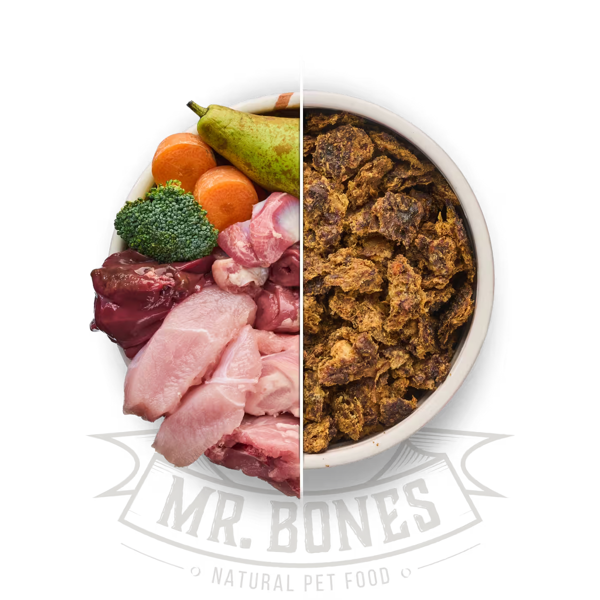 Gefriergetrockertes BARF-Hundefutter mit Pute