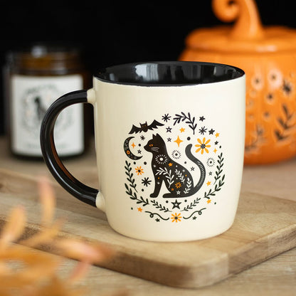 Taza de cerámica Gato negro