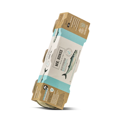 Cobertura de sardinha cozida para cães e gatos