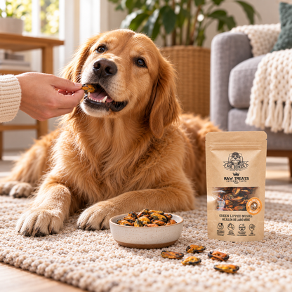 Friandises de moules à lèvres vertes pour chiens et chats
