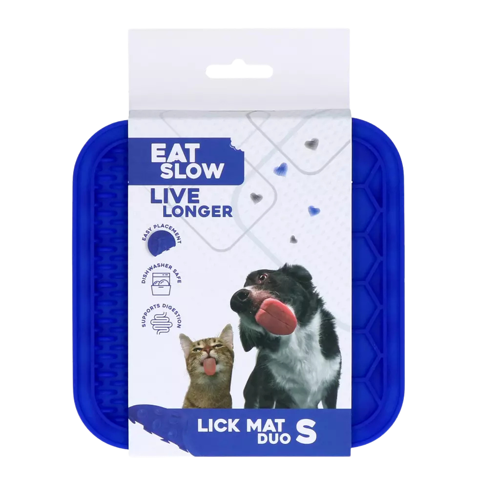 Tapete de lamber com dupla textura para cães e gatos
