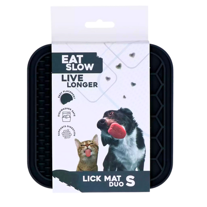 Tapete de lamber com dupla textura para cães e gatos