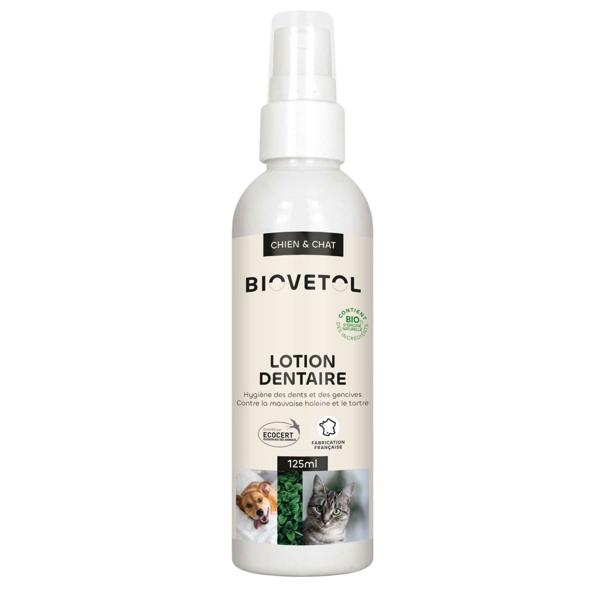 Bio-Zahnlotion für Hunde und Katzen