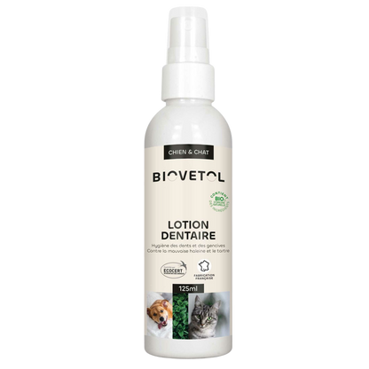 Bio-Zahnlotion für Hunde und Katzen