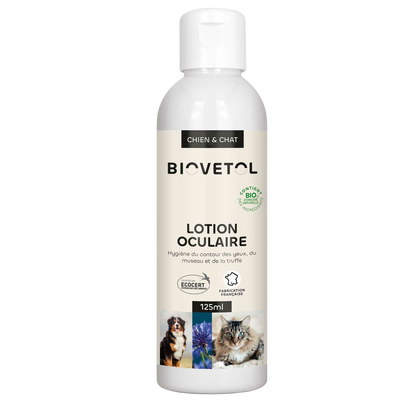 Loción ocular ecológica para perros y gatos