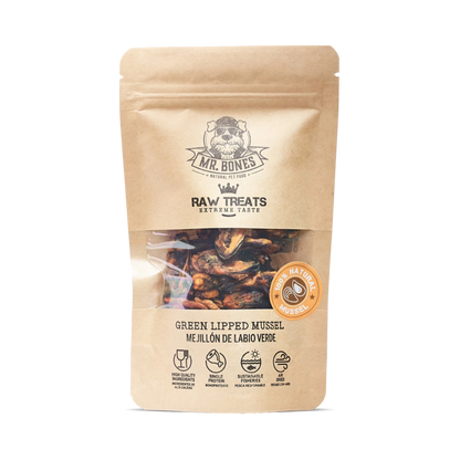Friandises de moules à lèvres vertes pour chiens et chats