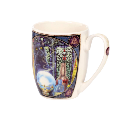 Caneca em porcelana gato aprendiz de feiticeiro