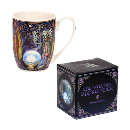 Caneca em porcelana gato aprendiz de feiticeiro