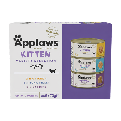 Multipack de receitas variadas de lascas em geleia para gatinhos