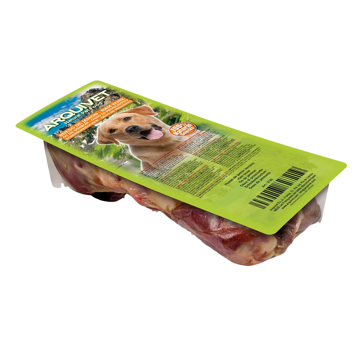 Natur-Serrano-Schinkenknochen
