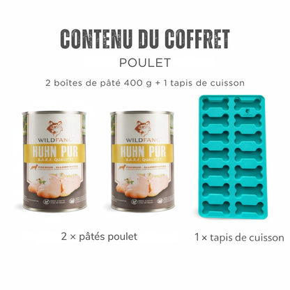 Kit per la preparazione di biscotti fatti in casa per cani
