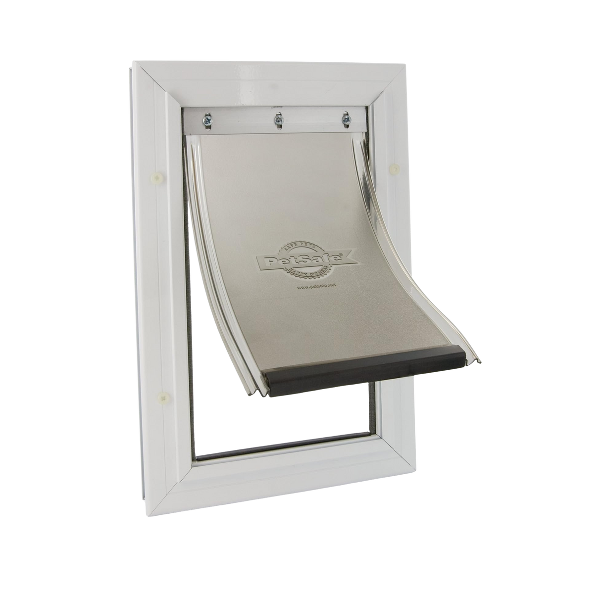 Puerta de paso Staywell de aluminio con solapa magnética