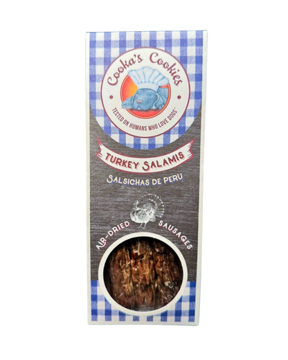 Saucisses séchées de dinde pour chiens