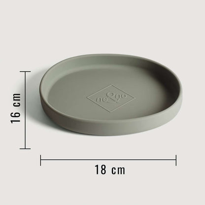 Cuenco plano de silicona