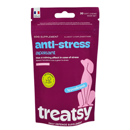 Complément alimentaire anti-stress pour chiens