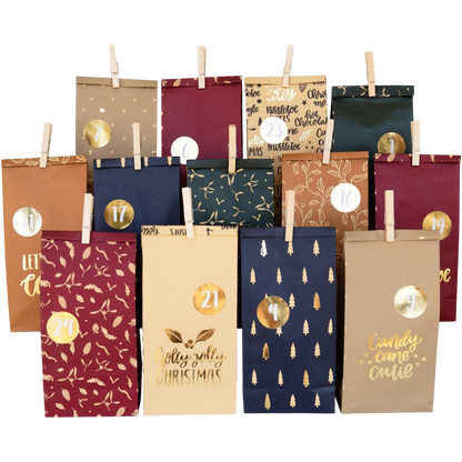 Weihnachtsmuster-Adventskalender PN3