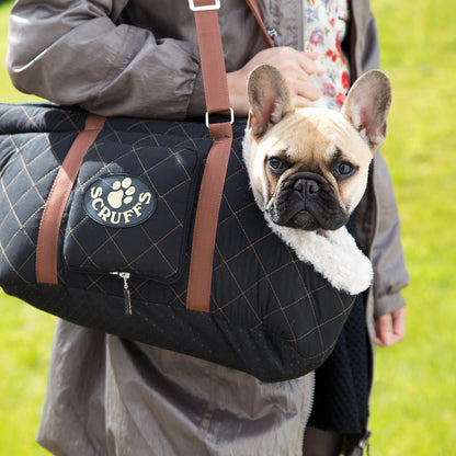 Gesteppte Transporttasche für kleine Hunde