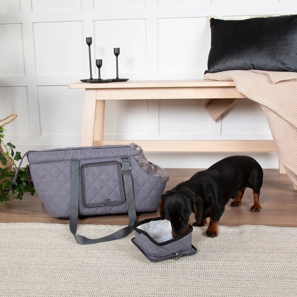 Bolsa de transporte acolchada para perros pequeños