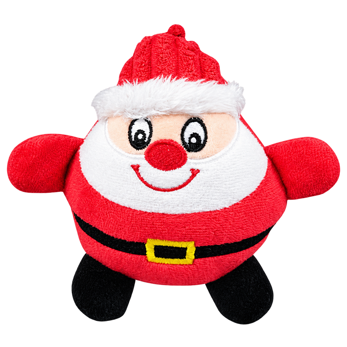 Peluche de Papá Noel con chirriador para perros