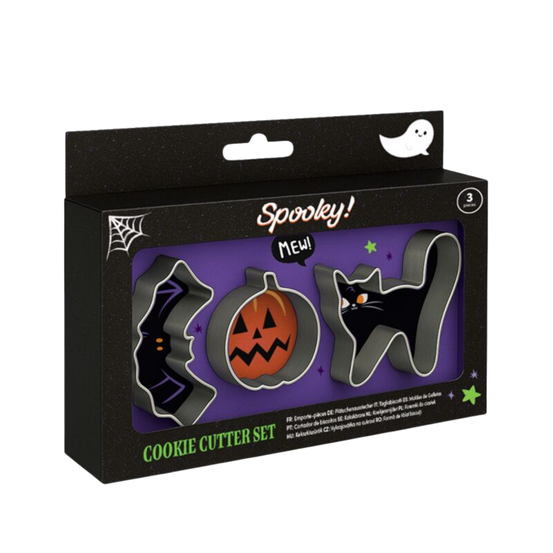 3er-Set Halloween-Plätzchenformen