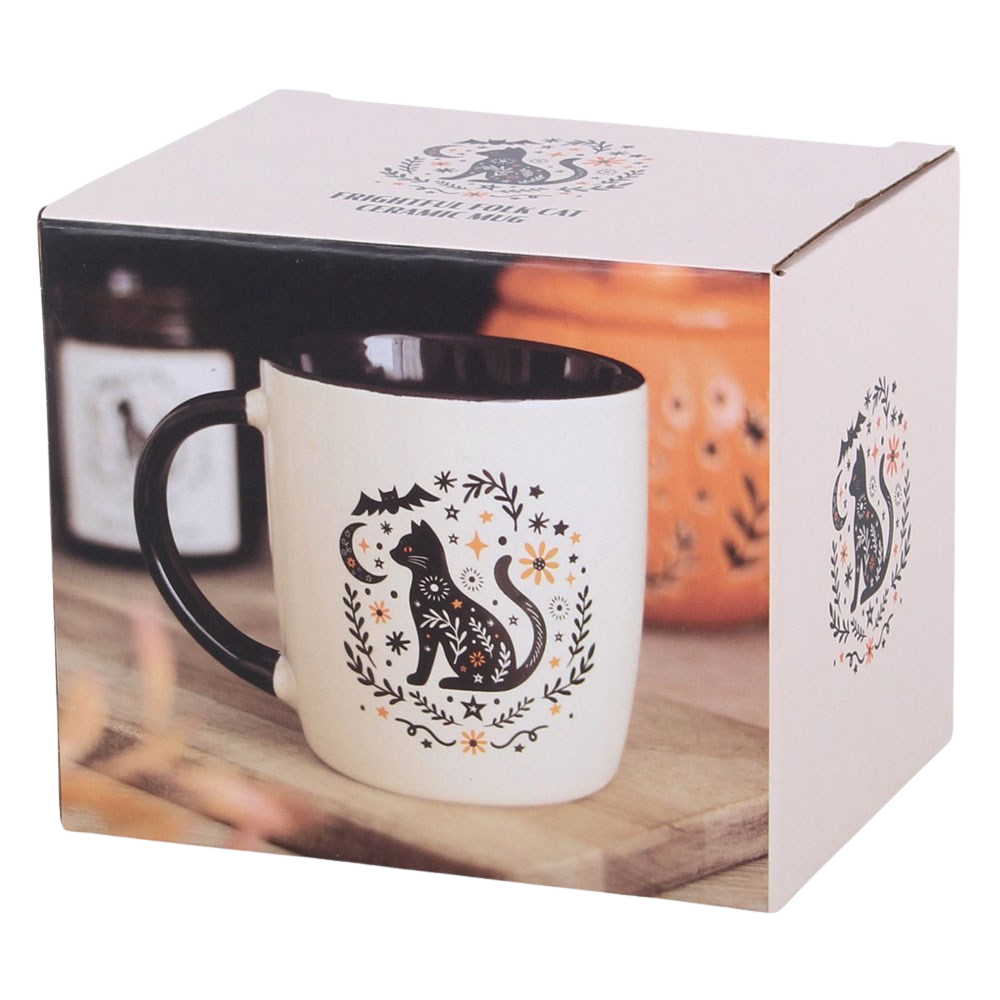 Taza de cerámica Gato negro