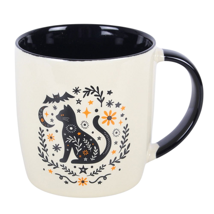 Taza de cerámica Gato negro