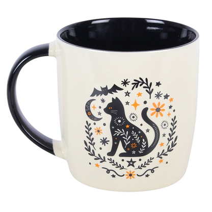 Taza de cerámica Gato negro