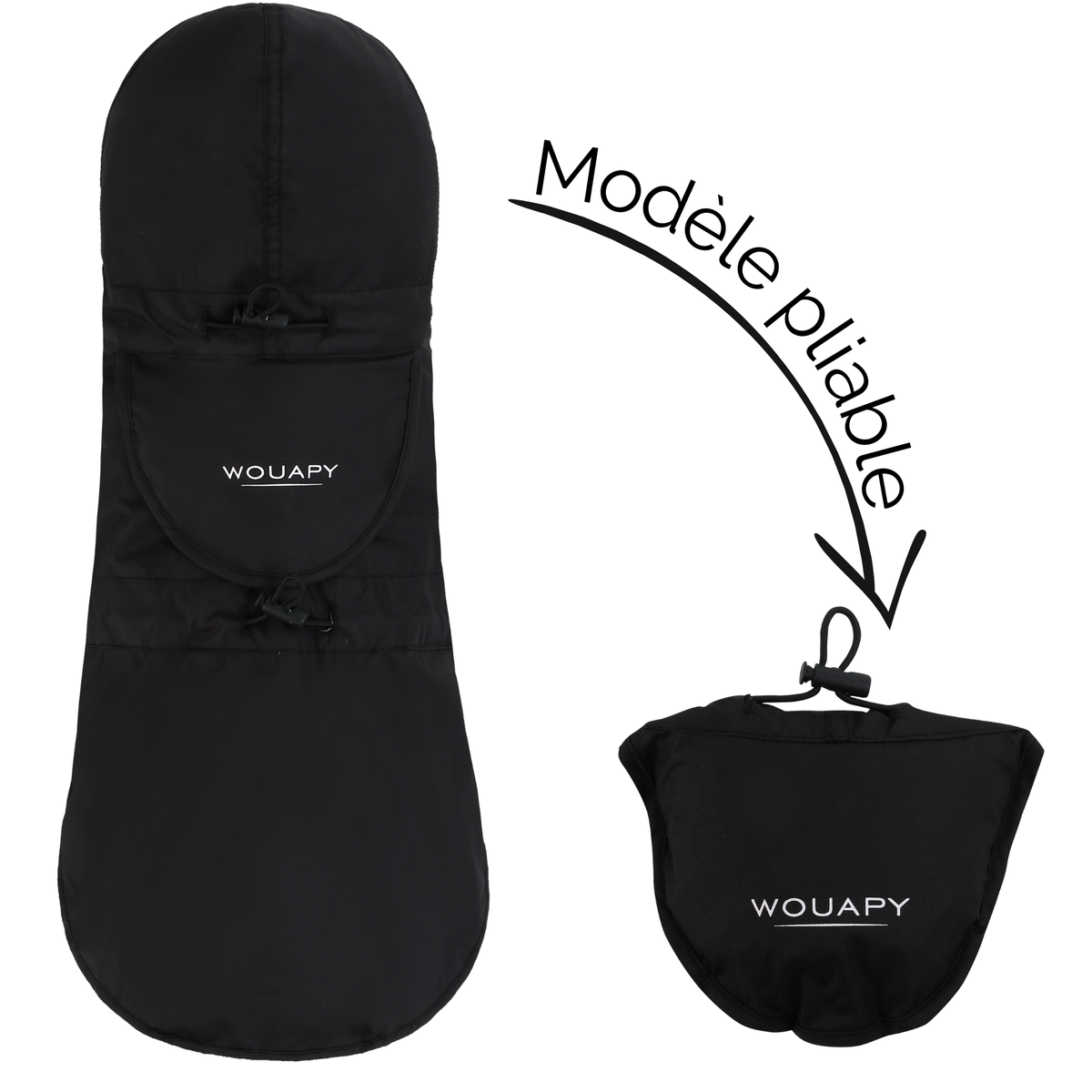 Faltbare Essential-Regenjacke für Hunde